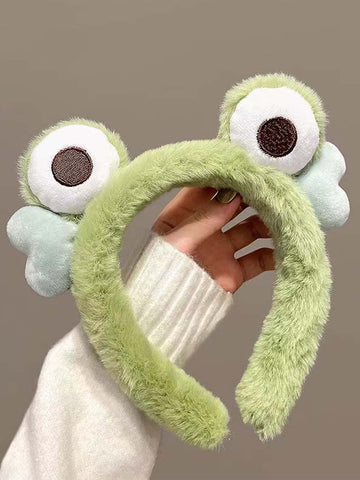 Frog Design Fluffy Headband