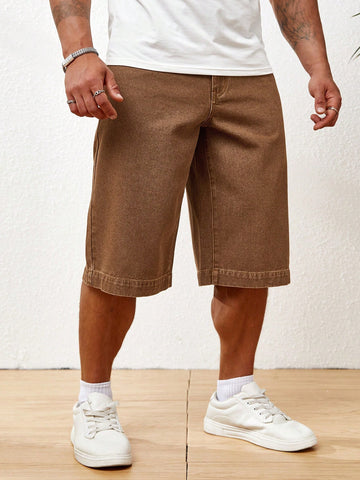 Men's Denim Shorts With Pockets