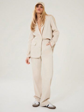 Tailored Straight Leg Trousers