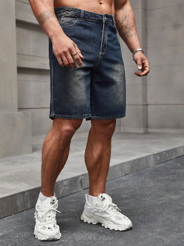 Men's Loose Fit Denim Shorts