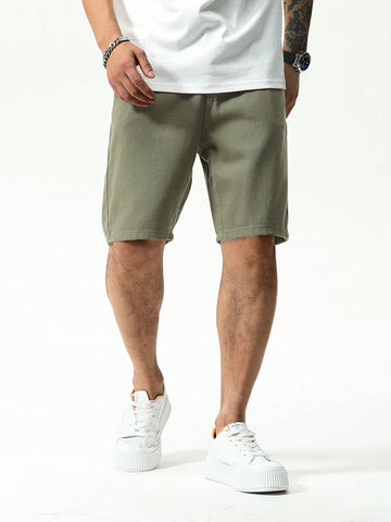 Men's Denim Shorts With Pockets