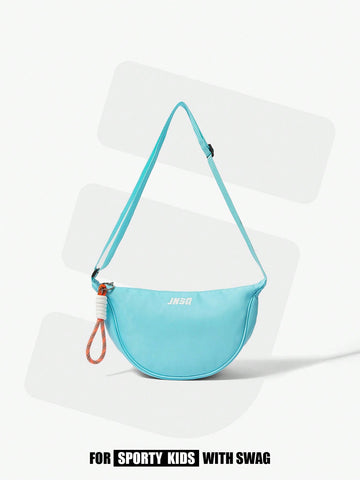 Letter Pattern Solid Color Casual Children's Crossbody Bag