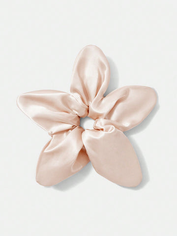 1pc Women's Cute And Elegant 3d Flower Hair Ties, Suitable For Casual, Party, Wedding