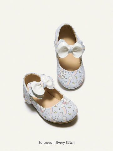 2024 Newest Cute Princess Style Floral Spring Festival Girls' Slip-Resistant, Breathable And Comfortable Flat Shoes