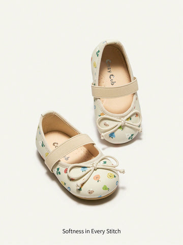 Cute Countryside Style Baby & Girls' Flat Shoes, Comfortable And Versatile For Spring And Summer