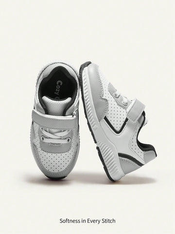Fashionable Multi-color Splice Flat Comfortable Anti-slip Infant Sports Shoes