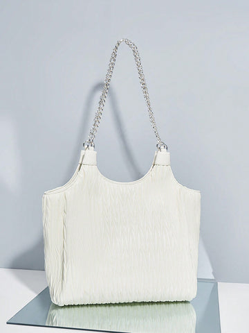 Women'S Solid Color Fashionable Shoulder Bag