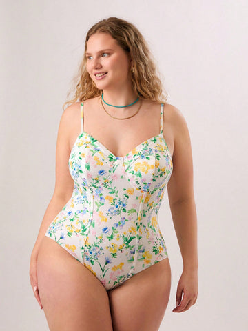 Women Plus Size Bodysuit For Summer Countryside And Vacation