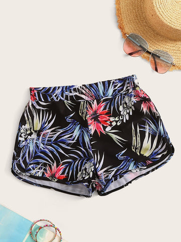 Summer Beach Tropical Swimming Shorts