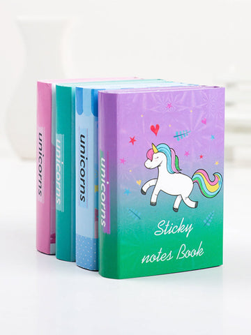 Unicorn 40% Discount Sticky Note, Random 1 Book With 240 Pages