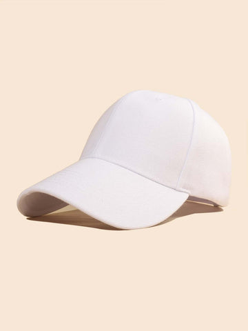Men Plain Baseball Cap For Daily Life And Outdoor Casual
