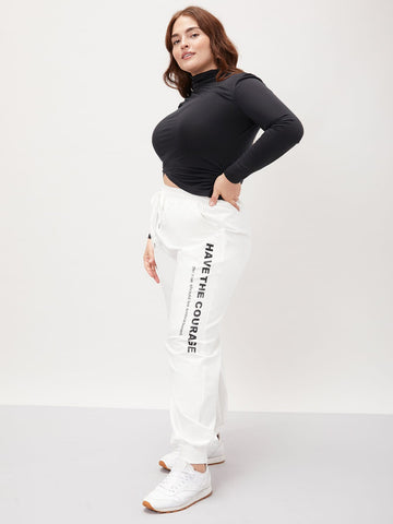 PLUS MODAL FITTED CROPPED T-SHIRT