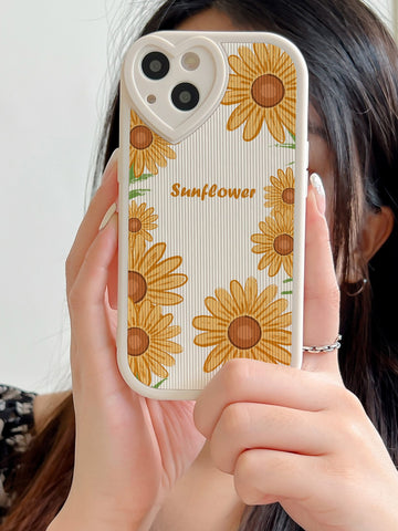 Sunflower Painted Phone Case