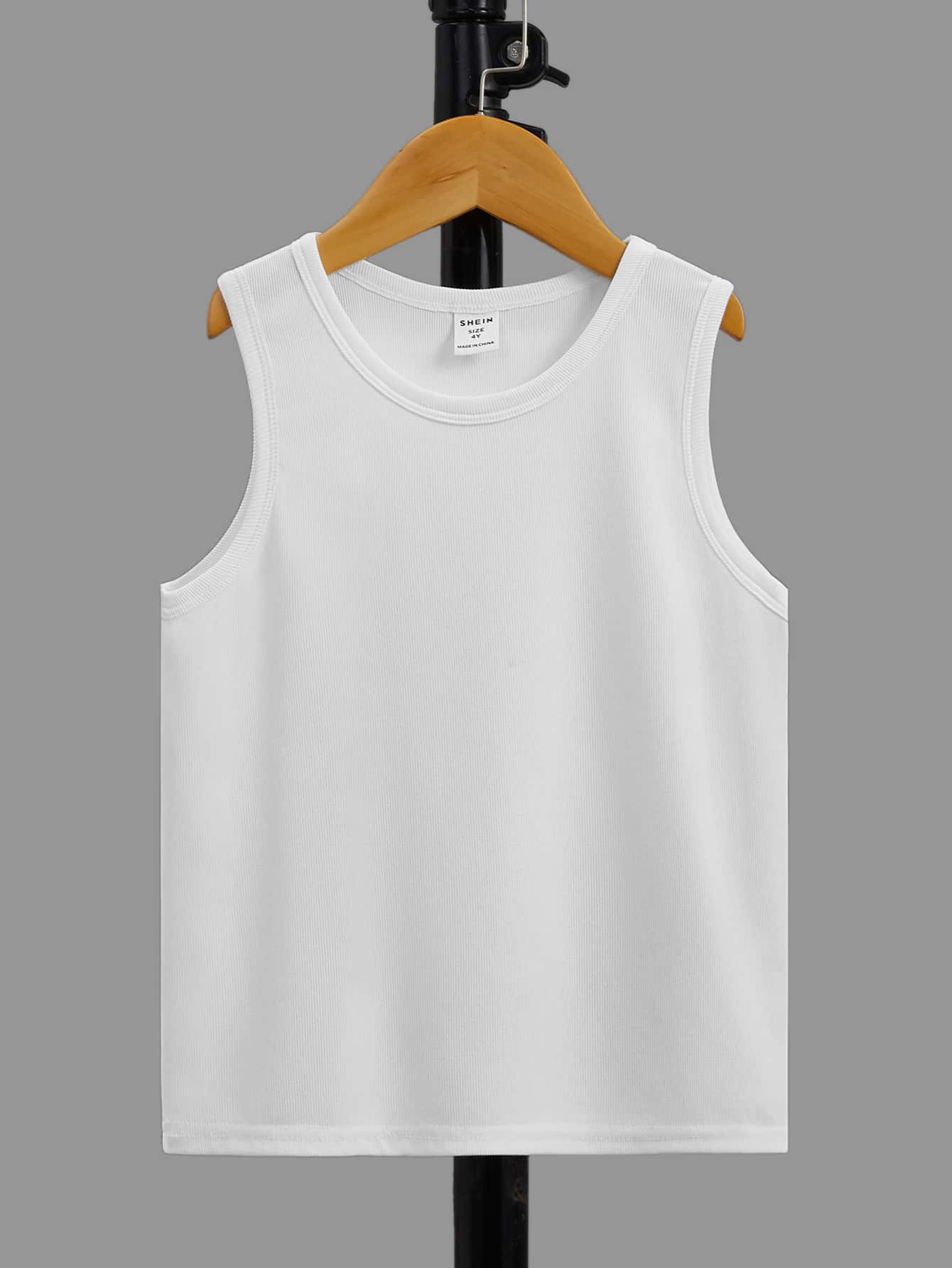Young Boy Solid Tank Top