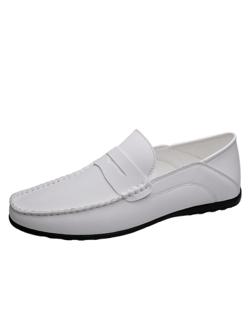 Business Casual Handmade Pu Leather Shoes In Large Sizes