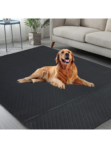 1pc Waterproof And Dirt Resistant, Black Pet Mat For All Seasons, Suitable For Car, Sofa, Bed, And Travel, Available In 6 Sizes