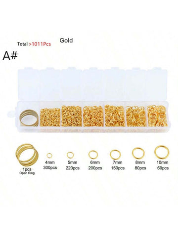 1 box 1000pcs Open Jump Rings for jewelry making and necklace bracelet keychain anklet repair