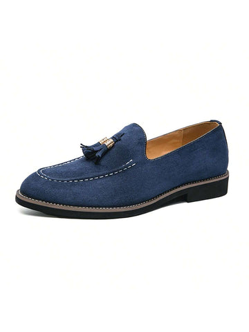 New Arrival Fashionable Men's Fringed Loafers Made Of Soft & Durable Pu Leather Suitable For Wedding, Party, Daily Casualwear