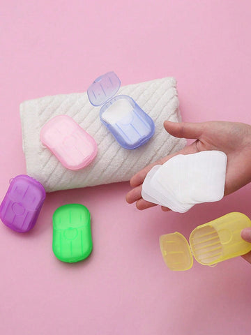 1 Box Disposable Soap Sheets, Easy To Carry, Suitable For Traveling
