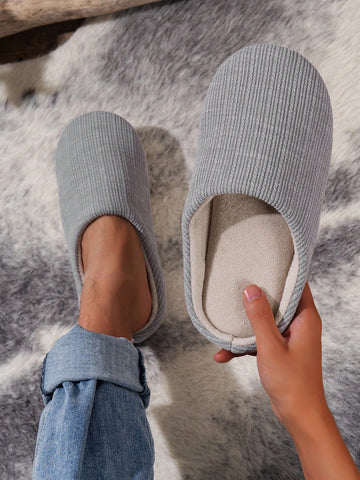 Men's Tujia Home Slippers, Japanese Style Floor Slippers, Mute, Sweat-absorbent, Breathable, Soft Bottom Slippers, Different Color Shade Due To Computer/mobile Phone Display