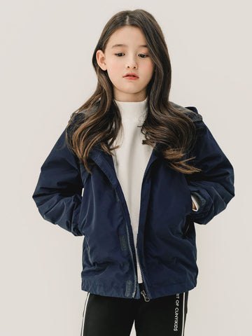 Girls Letter Graphic Thermal Jacket