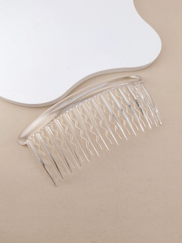 1pc Women Solid Fashionable Hair Comb For Hair Decoration