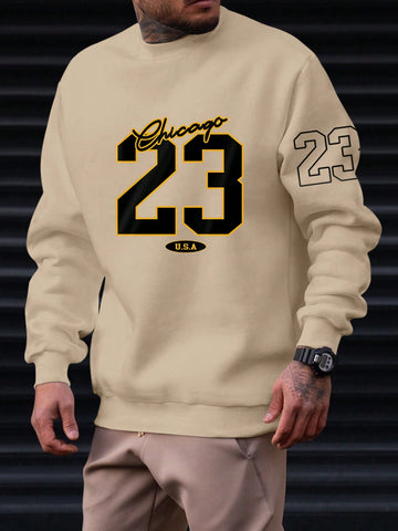 Men's Fleece Digital Printed Sweatshirt