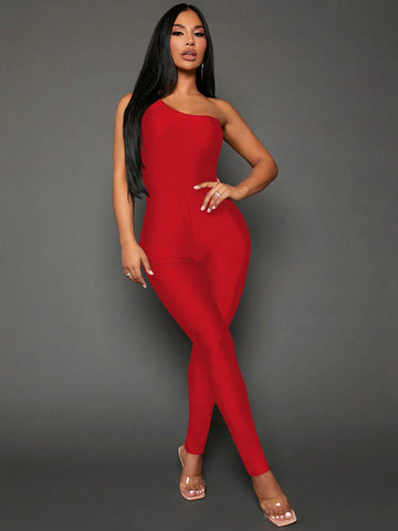 Solid Color Sleeveless Bodysuit
