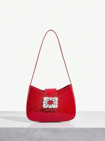 Ladies' Red Single Shoulder Bag