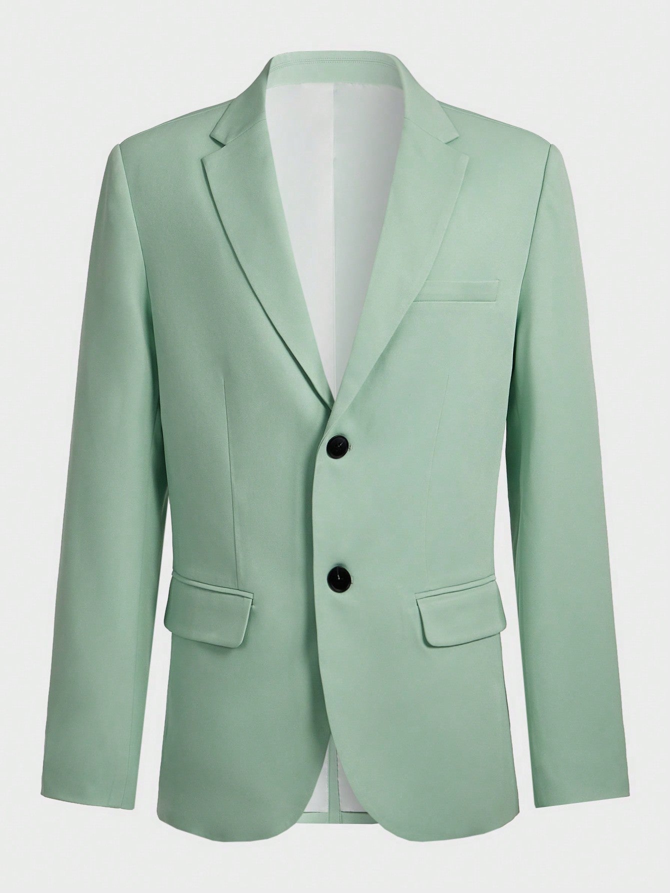 Men's Notched Lapel Suit Jacket