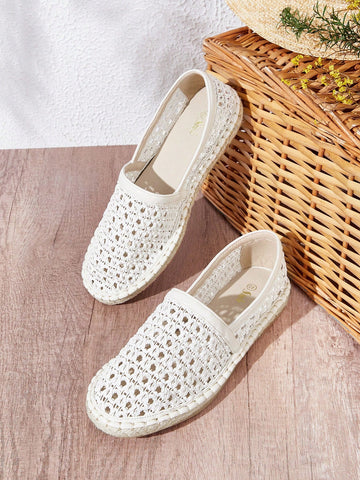 Women'S Simple Flat Slip-On Shoe, Casual Summer Shoes, Lightweight And Comfortable Shoes