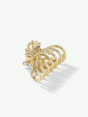 PLATING GOLD SEASHELL HAIR CLAW CASUAL