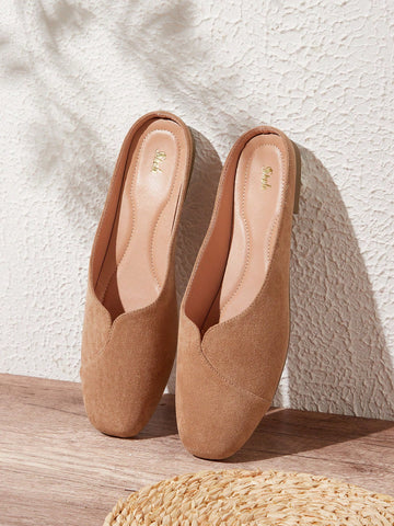Women's Simple Solid Color Flat Shoes