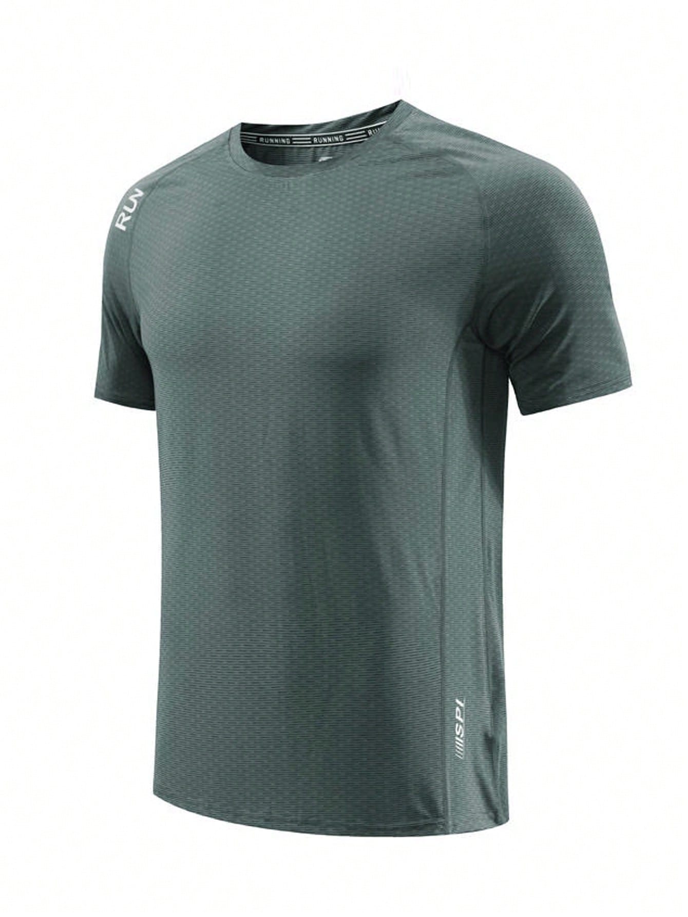 Men's Letter Print Raglan Sleeve Sports T-Shirt