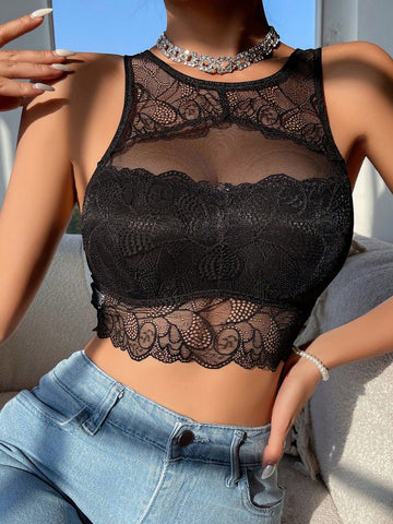 Sexy & Comfortable Women's Lace Round Neck Underwear