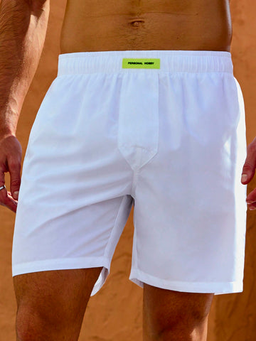 Men's Elastic Waist Beach Shorts