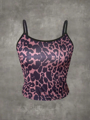Women's Leopard Print Camisole Top