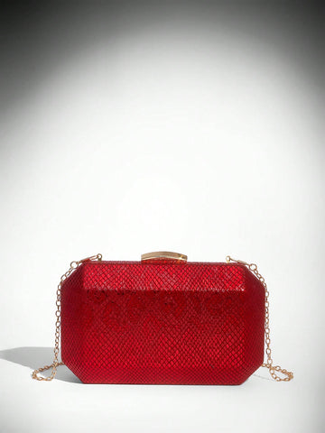 Party Red Evening Clutch Bag