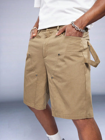 Woven Casual Shorts, Perfect For Daily Wear In Spring And Summer
