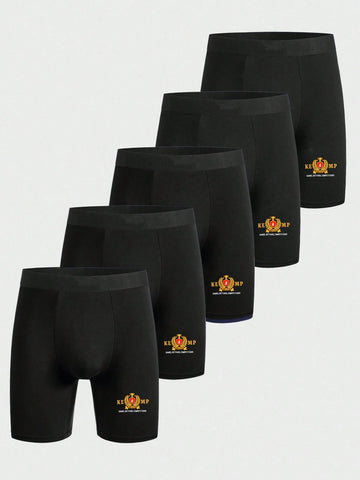 Printed Men\ Long Leg Underwear (Pack Of 5)