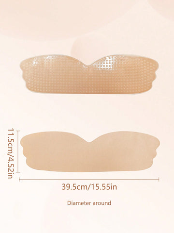 Plus Size One-Piece Breast Tape Push-Up Invisible Wedding Dress Bra Tape With No Shoulder Strap And Seamless Breathable Design