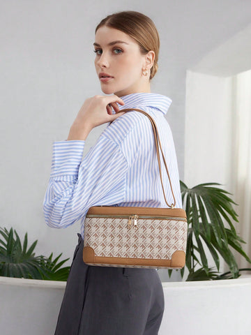 Ladies' Box Shape Shoulder Bag