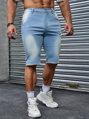 Men Fashion Casual Denim Shorts