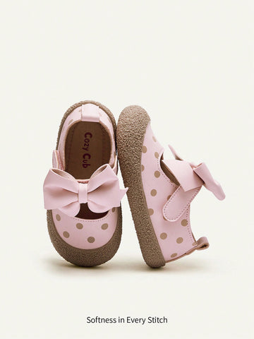 Trendy, Fashionable, Lovely, Playful Butterfly Knot Design Comfortable Soft Sole Flat Shoes For Girls With Sweet Countryside Style
