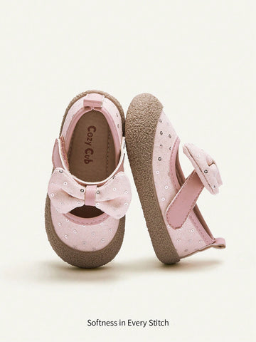 Fashionable, Cute And Fun Butterfly Knot Flat Shoes For Girls With Soft, Comfortable Sole, Country Style