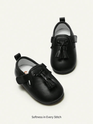 Leisure Cute Tassel Designed Princess Style Girls' Anti-slip Toddler Flat Shoes