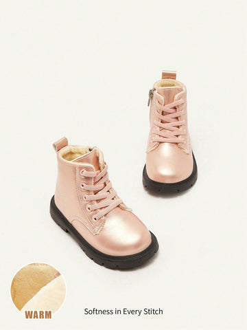Girls' Fashionable & Elegant & Comfortable & Warm Pink Boots