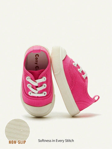 Girls' Fashionable And Comfortable Casual Sports Shoes In Pink