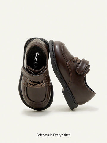 Fashionable And Comfortable Infant Casual Non-slip Flat Leather Shoes