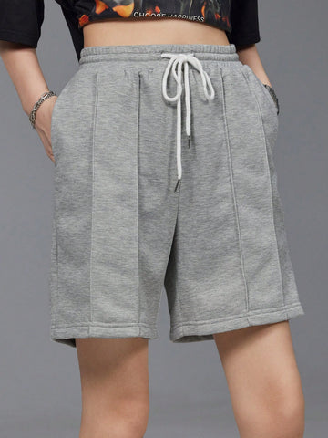 Women Casual Basic Five-Point Shorts